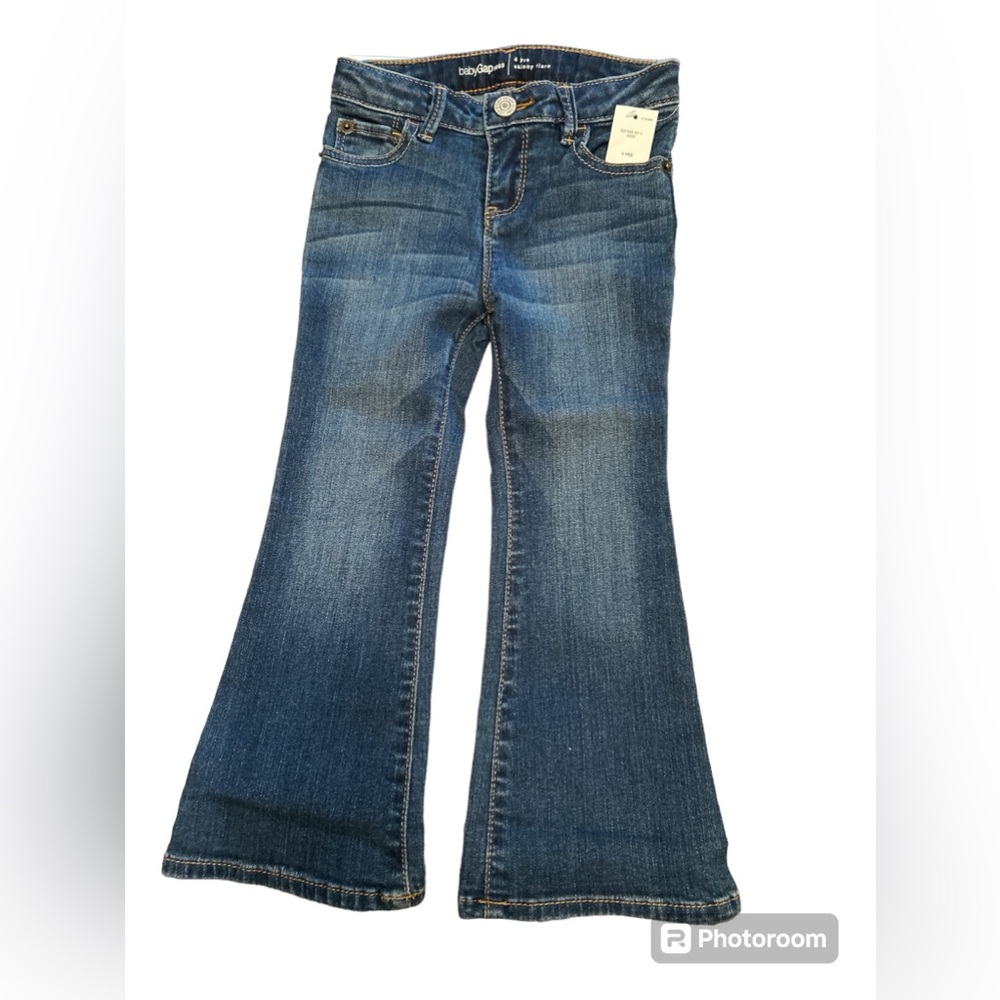 Gap Kids Girls skinny flare jean size 4 New